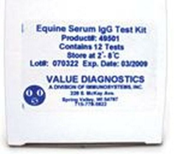 DVM RAPID TEST II Bovine IgG Test Kit, Serum/Plasma 12/kit - 1073545