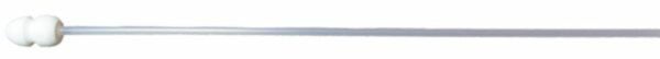 White Rounded Foam Catheter w/o Handle, 25/pack, 500/case - 300220